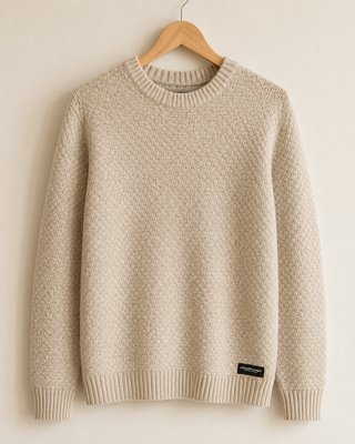 Jersey JJ Rebel Textura Beige Talla M