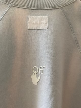 Felpa Off-White Azzurro