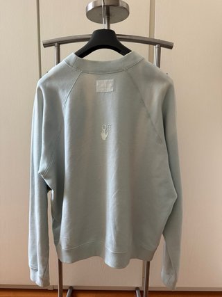 Felpa Off-White Azzurro