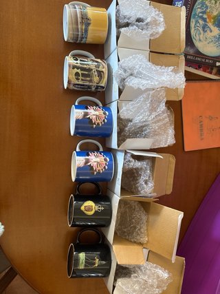 Tazas de colección Antoni Gaudí, Dalí, Miró