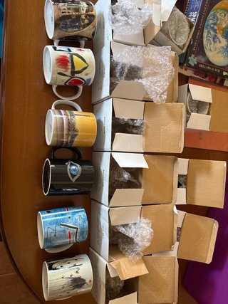 Tazas de colección Antoni Gaudí, Dalí, Miró