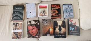 Libros de novelas y biografias