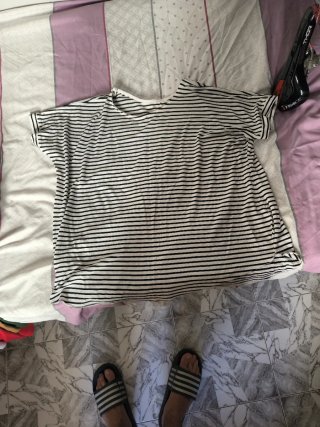 Camiseta Rayas Mujer Talla Única