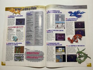 Poster Pokémon y 2 Revistas Nintendo