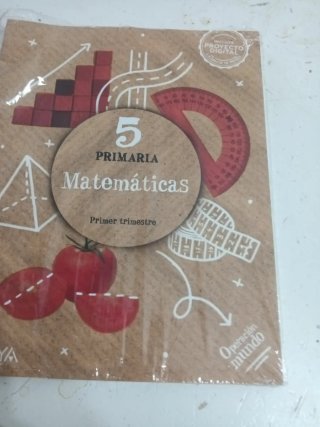 Libros texto matemáticas 5 Operación Mundo Anaya