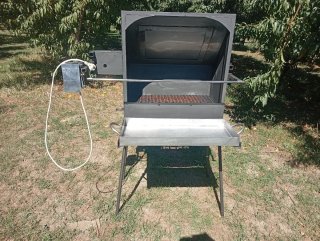 Barbacoa Asador Leña con Motor Eléctrico