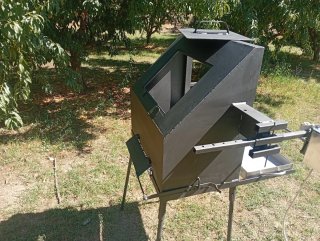 Barbacoa Asador Leña con Motor Eléctrico
