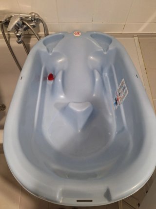 Bañera para bebé azul