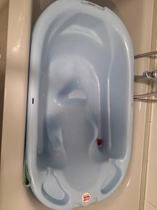 Bañera para bebé azul