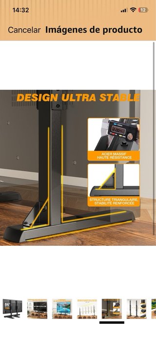 Soporte TV Mesa TVON 37-86