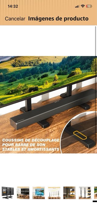 Soporte TV Mesa TVON 37-86