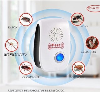 6 Repelentes Ultrasónicos Plagas Mosquitos Cucarac