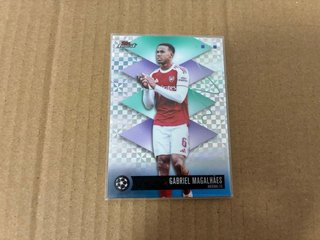 Cartas Topps Dennis Bergkamp, Andy Cole y Gabriel