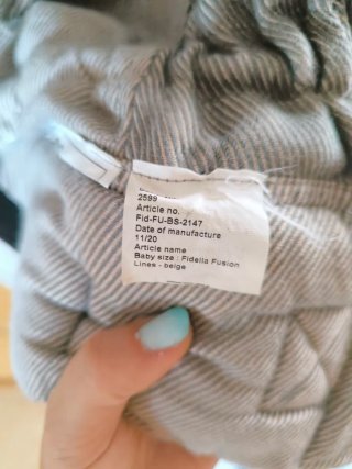 Fidella Fusion Mochila Portabebés + capa de regalo