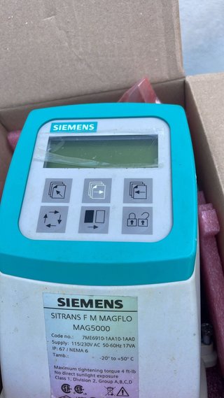 Caudalímetro Siemens MAG 5000 Nuevo
