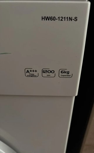 Lavadora Haier 6kg 1200rpm A+++