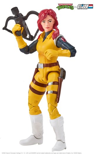 TMNT x G.I. Joe AWE Shell-Striker y April O ́Neil