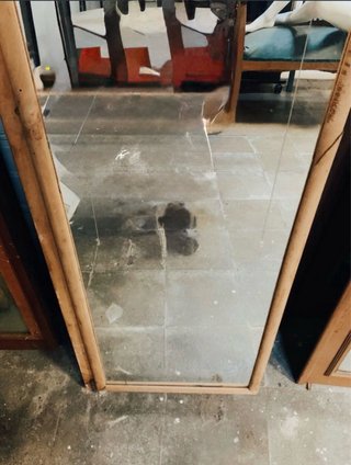 Espejo cuerpo entero vintage madera