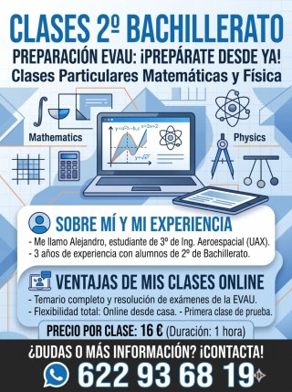 Clases Particulares 2º de Bachillerato