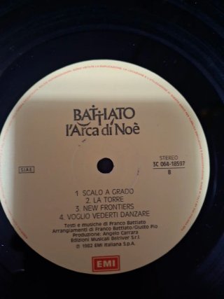 Vinile Battiato L'Arca di Noè