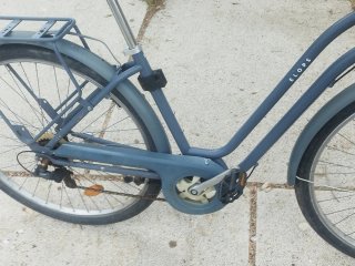 Bicicleta Elops Decathlon Azul