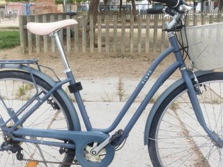 Bicicleta Elops Decathlon Azul