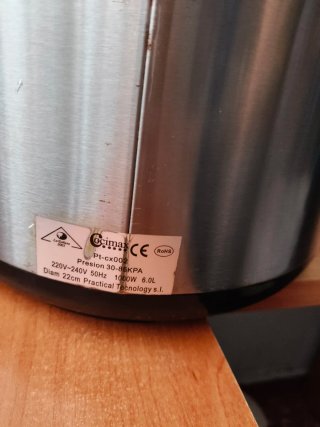 Olla Cocimax 6L (1000W)-Modelo Pt-cx002