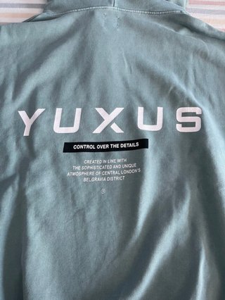 Sudadera Yuxus Oversize Celeste Talla L