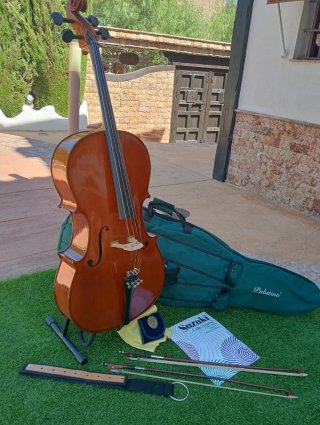 Violonchelo 3/4 Palatino con funda y accesorios