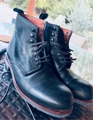 Botas de piel Med Winds negras