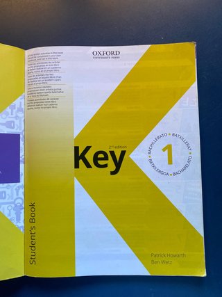 Key Bachillerato 2e 1 Student Book (Spain)