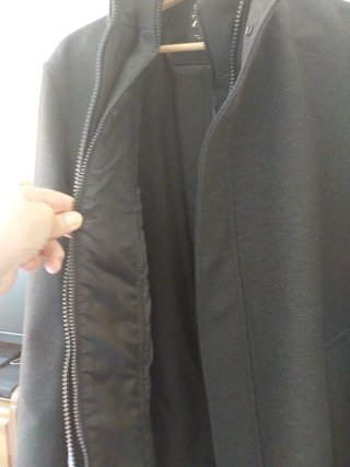 Abrigo Zara Gris