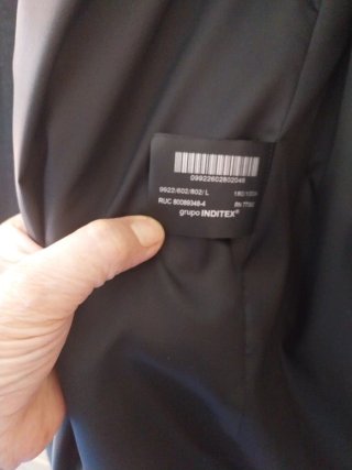Abrigo Zara Gris