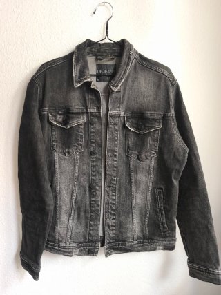 Chaqueta vaquera DF JEANS gris talla M