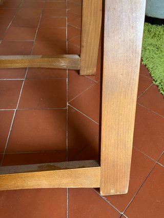 Silla estilo Trieste Aldo Jacober plegable madera