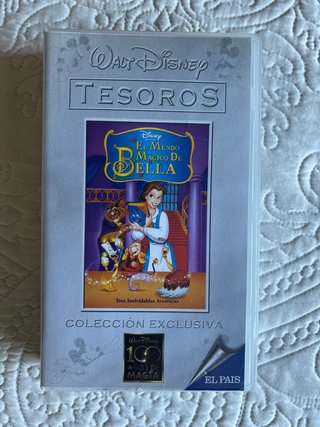 VHS Disney El Mundo Mágico de Bella