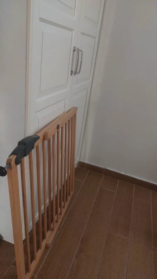 Barrera de seguridad madera