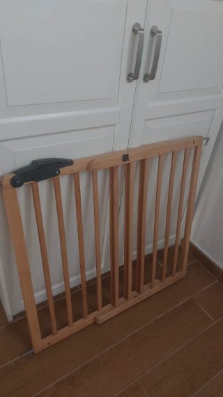 Barrera de seguridad madera