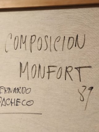 Cuadro Pintura abstracta Monfort 89