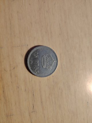 Lote 3 monedas 25 pesetas Juan Carlos I