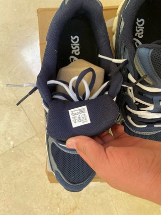 Zapatillas Asics azules y grises