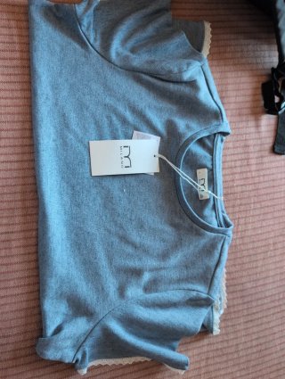 Camiseta Milano manga corta con puntilla