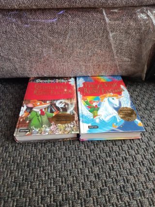 Dos libros Gerónimo stilton