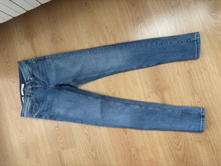 Vaquero push up mango mujer