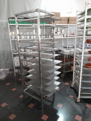 Carro bandejas panadería pastelería