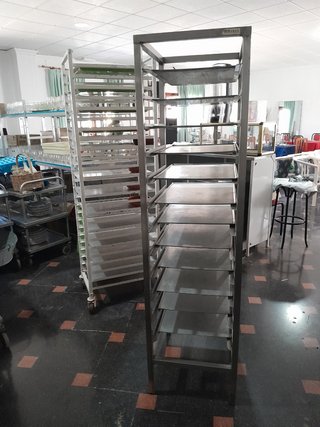 Carro bandejas panadería pastelería