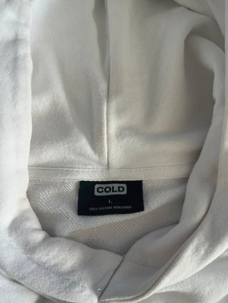 Sudadera Cold Culture Estampada Talla L Blanca