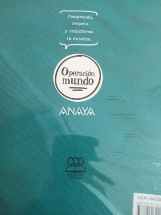 Libro texto lengua 6 Operación Mundo Anaya