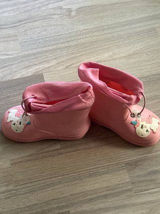 Botas de agua unicornio rosa ajustables