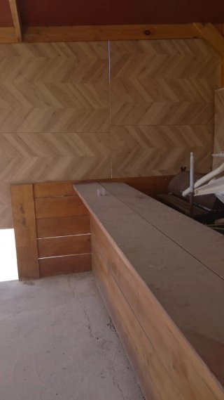 Pérgola o porche de madera